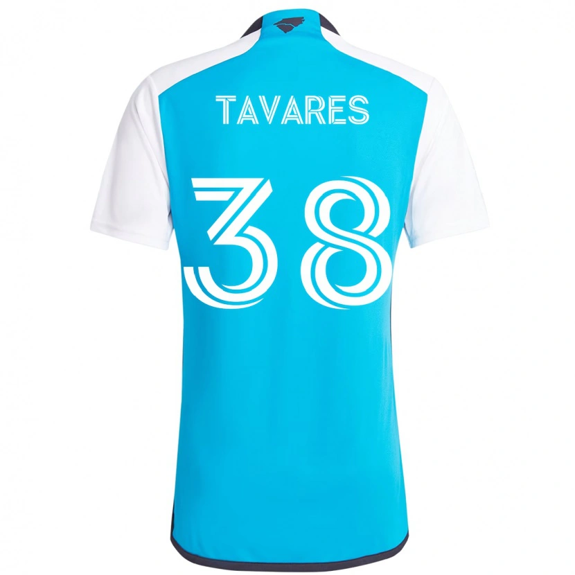 Danxen Kid Iuri Tavares #38 Sky Blue White Home Jersey 2025/26 T-Shirt
