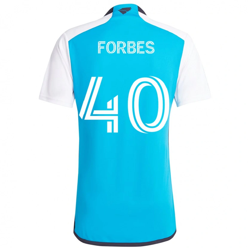 Danxen Kid Jahlane Forbes #40 Sky Blue White Home Jersey 2025/26 T-Shirt