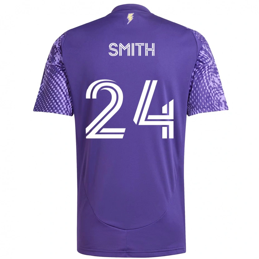 Danxen Kid Kyle Smith #24 Purple White Home Jersey 2025/26 T-Shirt