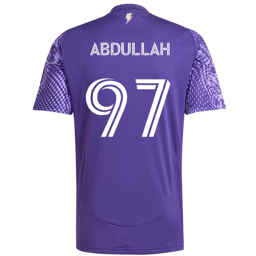 Danxen Kid Majed Abdullah #97 Purple White Home Jersey 2025/26 T-Shirt