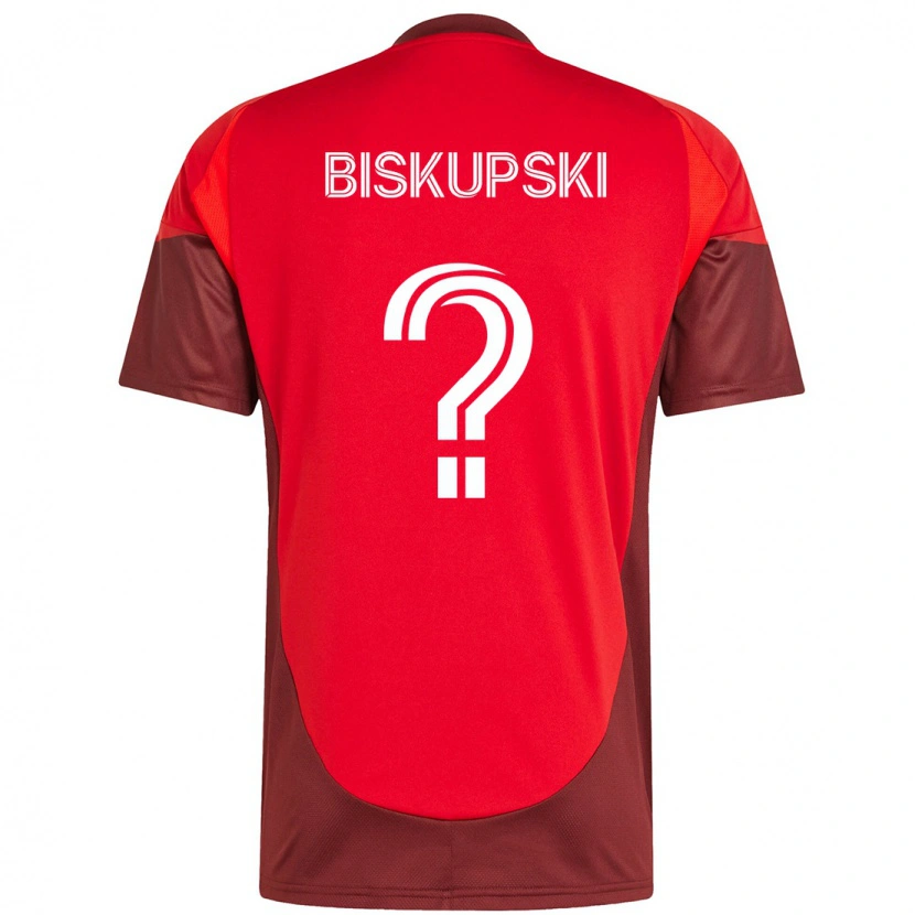 Danxen Kid Philip Biskupski #0 Red White Home Jersey 2025/26 T-Shirt