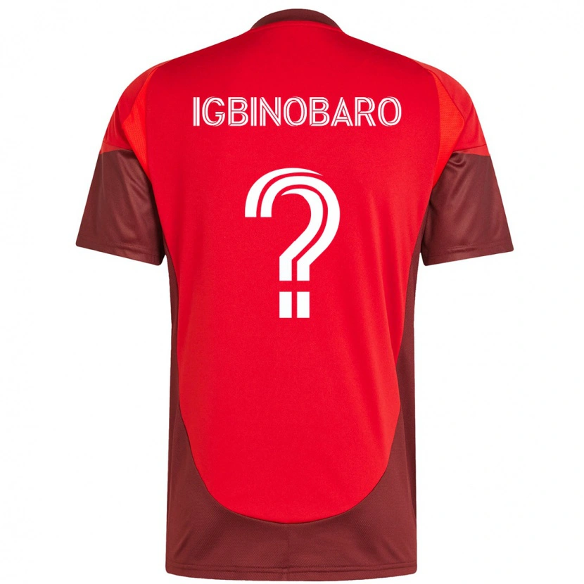 Danxen Kid Philip Igbinobaro #0 Red White Home Jersey 2025/26 T-Shirt