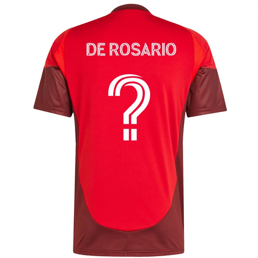 Danxen Kid Adisa De Rosario #0 Red White Home Jersey 2025/26 T-Shirt
