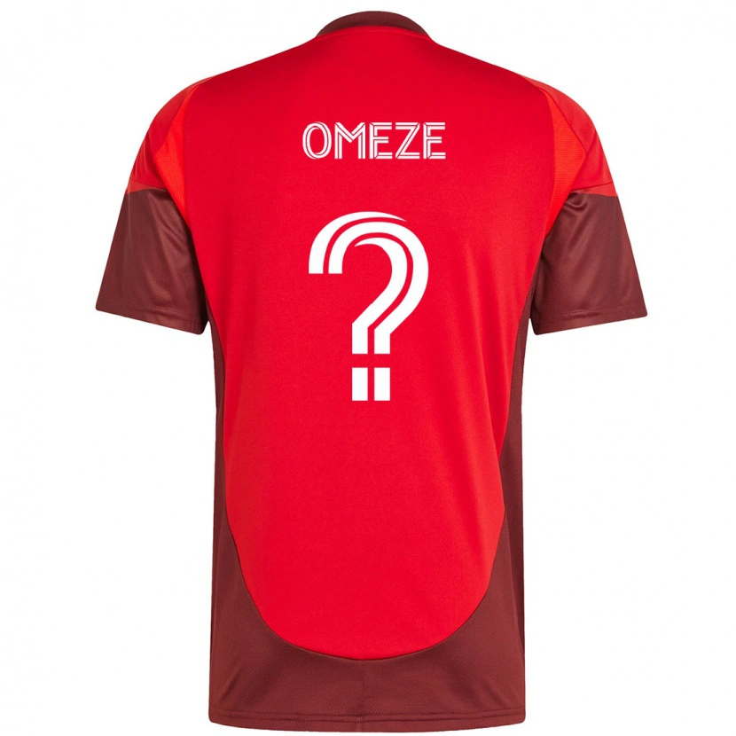 Danxen Kid Chimere Omeze #0 Red White Home Jersey 2025/26 T-Shirt