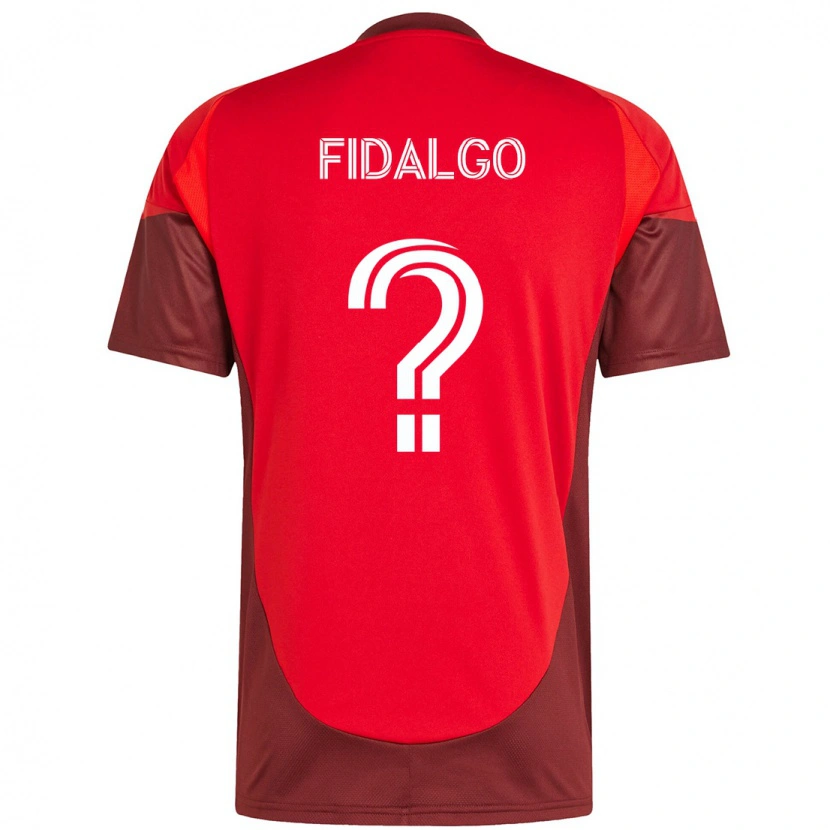 Danxen Kid James Fidalgo #0 Red White Home Jersey 2025/26 T-Shirt