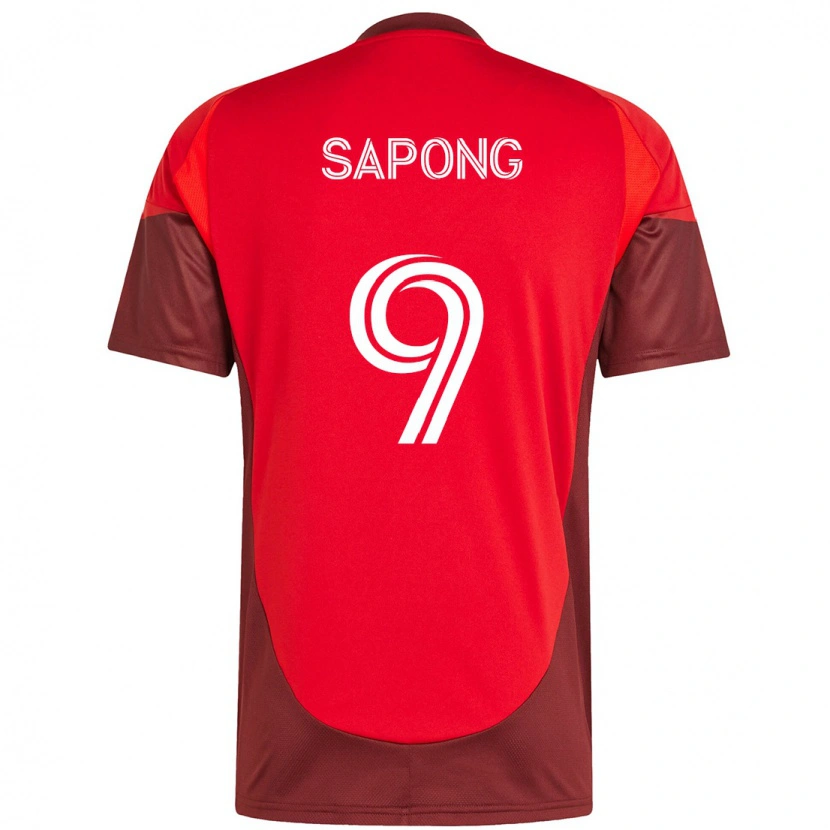 Danxen Kid C.j. Sapong #9 Red White Home Jersey 2025/26 T-Shirt