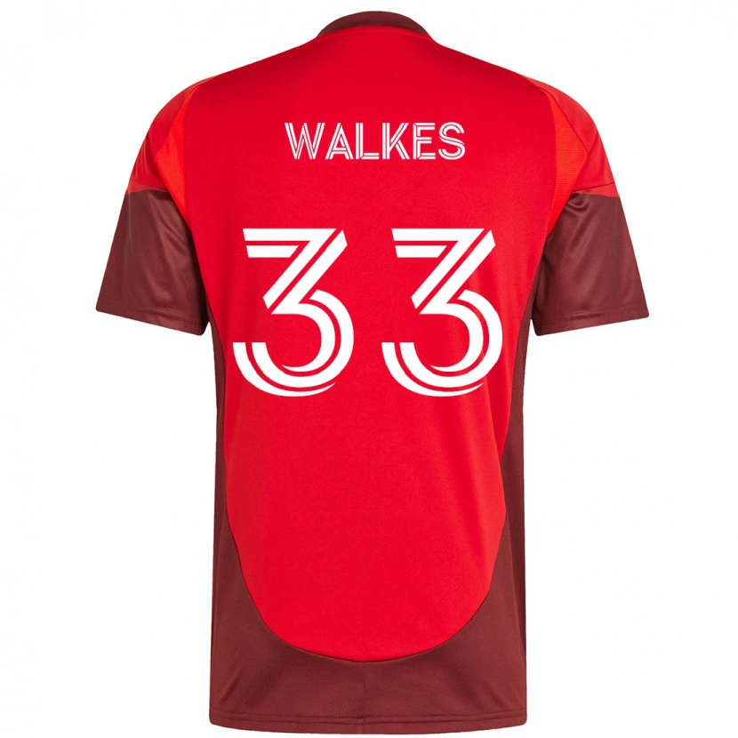 Danxen Kid Reshaun Walkes #33 Red White Home Jersey 2025/26 T-Shirt