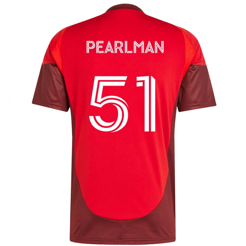 Danxen Kid Adam Pearlman #51 Red White Home Jersey 2025/26 T-Shirt