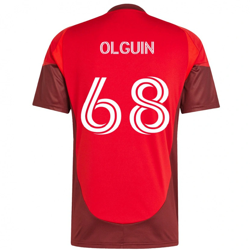 Danxen Kid Lucas Olguin #68 Red White Home Jersey 2025/26 T-Shirt