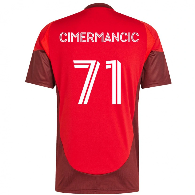 Danxen Kid Markus Cimermancic #71 Red White Home Jersey 2025/26 T-Shirt