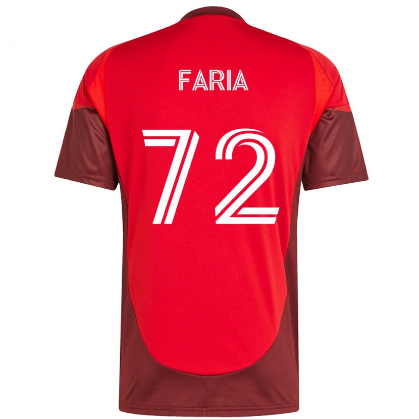 Danxen Kid Jordan Faria #72 Red White Home Jersey 2025/26 T-Shirt