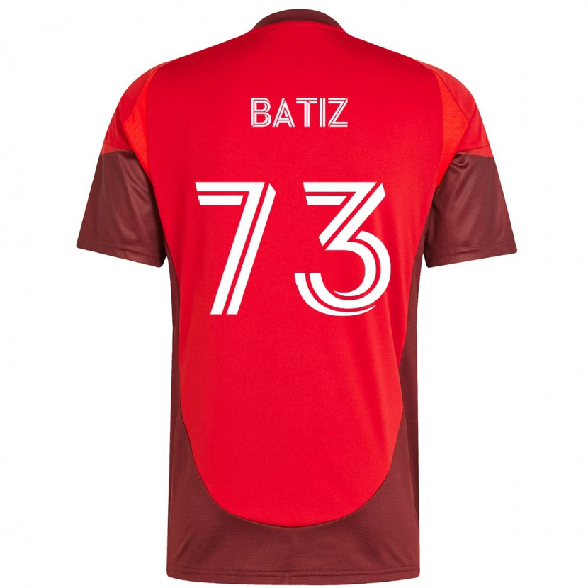 Danxen Kid Jesus Batiz #73 Red White Home Jersey 2025/26 T-Shirt
