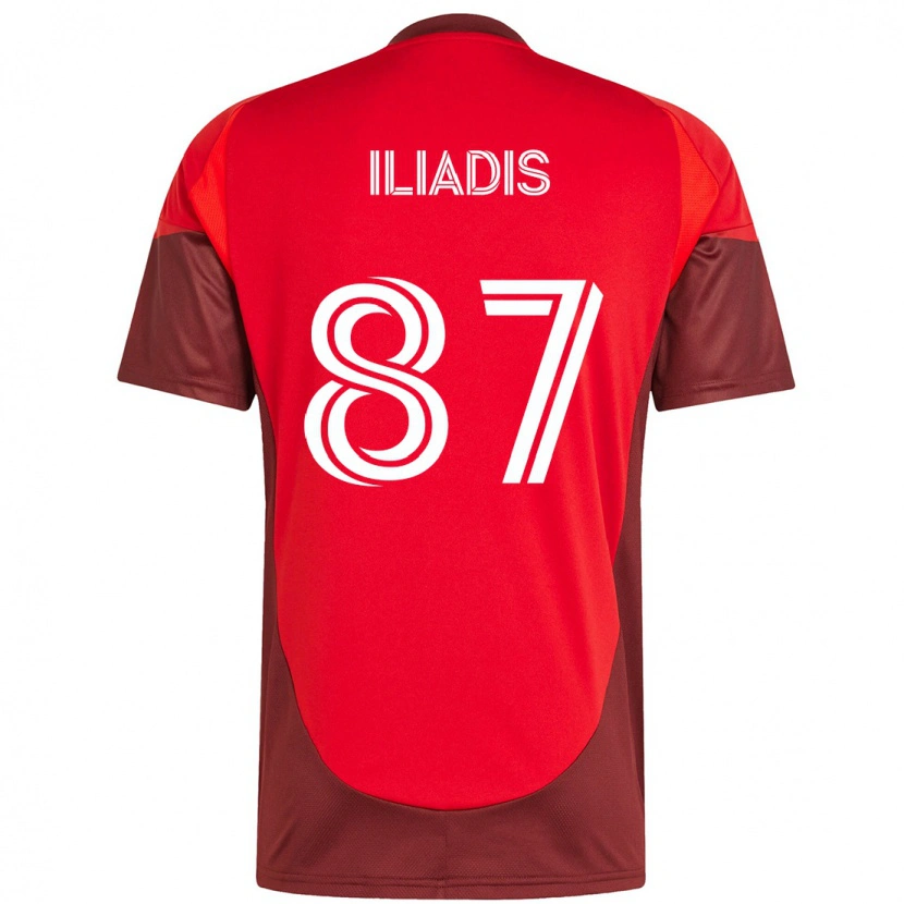 Danxen Kid Costa Iliadis #87 Red White Home Jersey 2025/26 T-Shirt