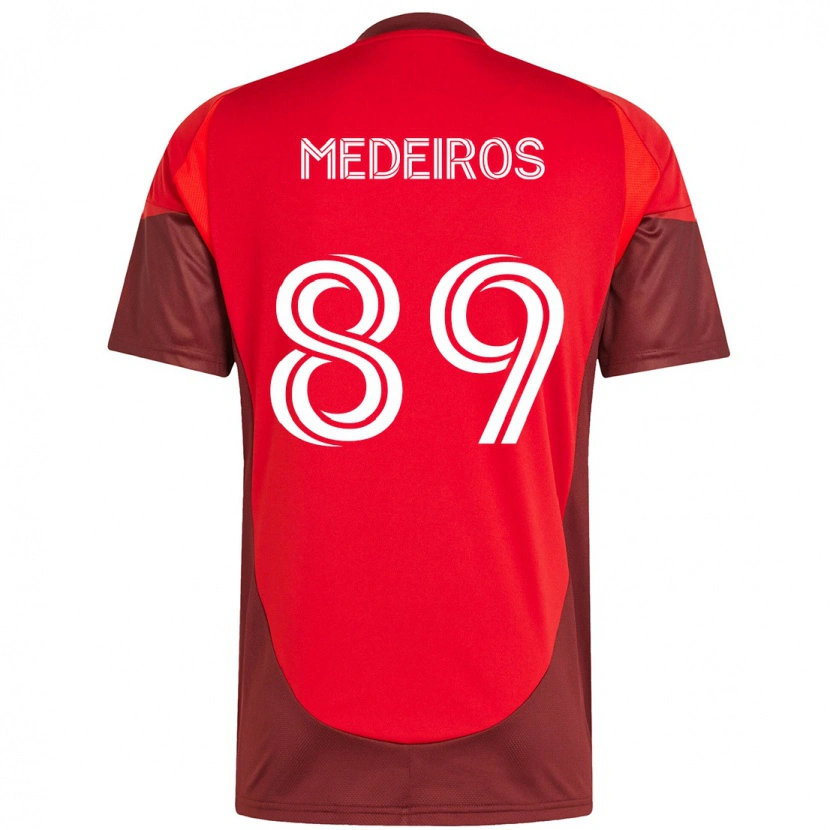 Danxen Kid Matthew Medeiros #89 Red White Home Jersey 2025/26 T-Shirt