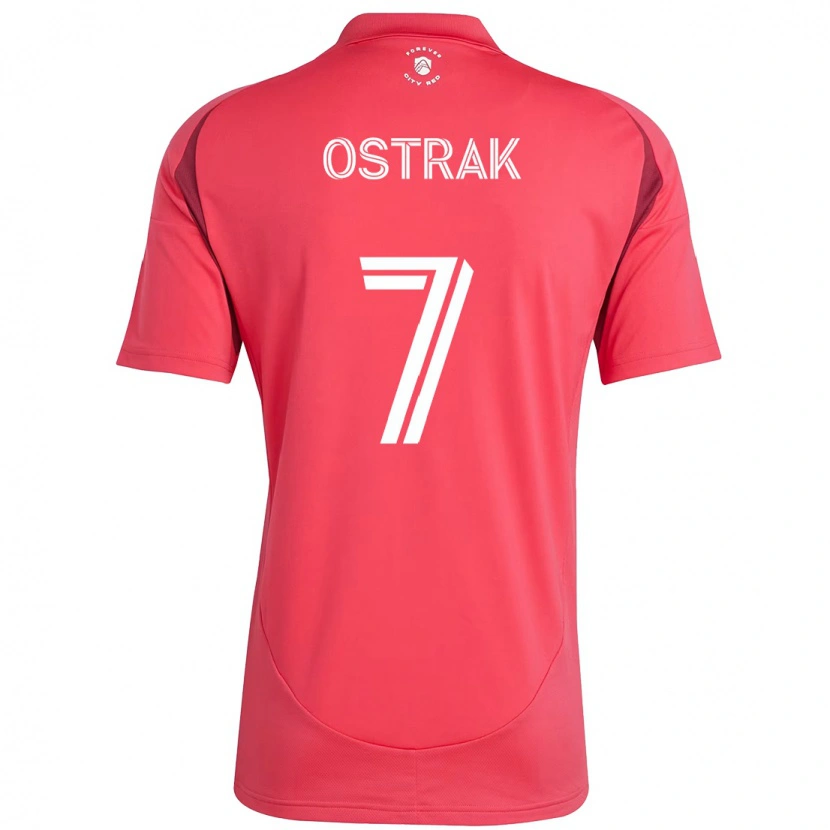 Danxen Kid Tomas Ostrak #7 Magenta White Home Jersey 2025/26 T-Shirt