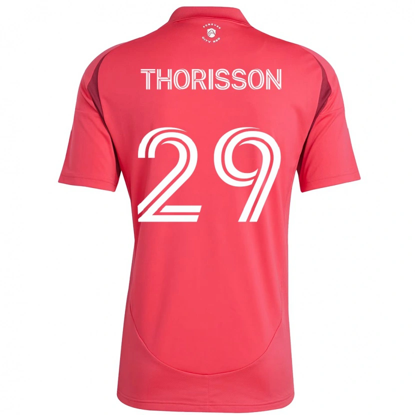 Danxen Kid Nökkvi Thórisson #29 Magenta White Home Jersey 2025/26 T-Shirt