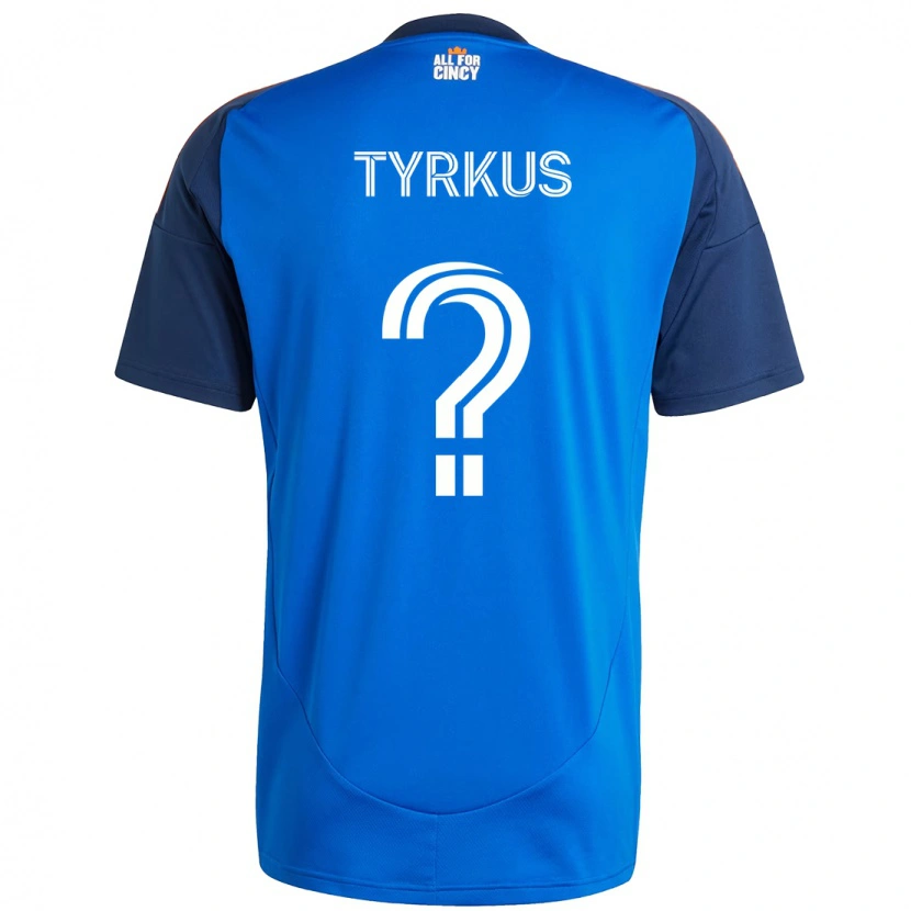 Danxen Kid Illia Tyrkus #0 Dark Blue Orange Home Jersey 2025/26 T-Shirt