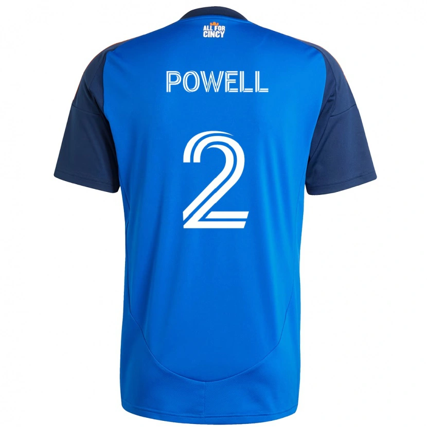 Danxen Kid Alvas Powell #2 Dark Blue Orange Home Jersey 2025/26 T-Shirt