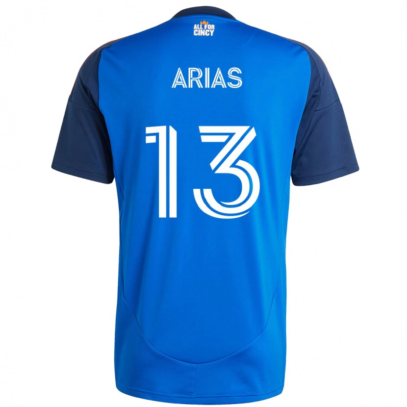 Danxen Kid Santiago Arias #13 Dark Blue Orange Home Jersey 2025/26 T-Shirt