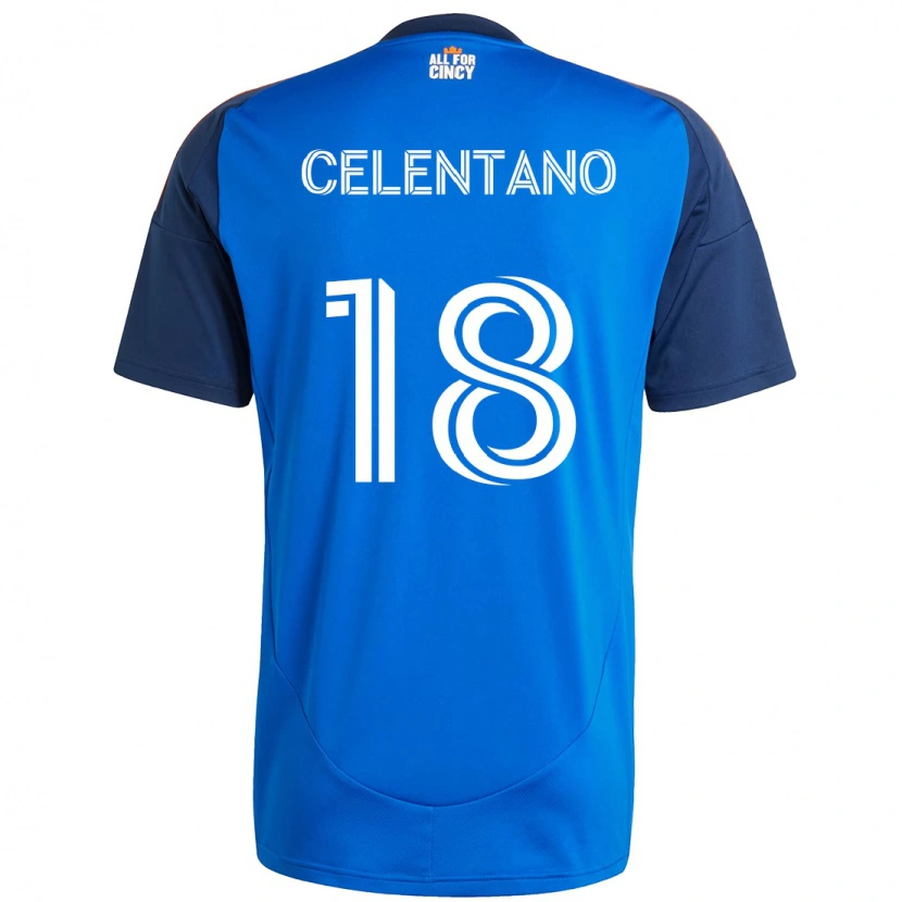 Danxen Kid Roman Celentano #18 Dark Blue Orange Home Jersey 2025/26 T-Shirt