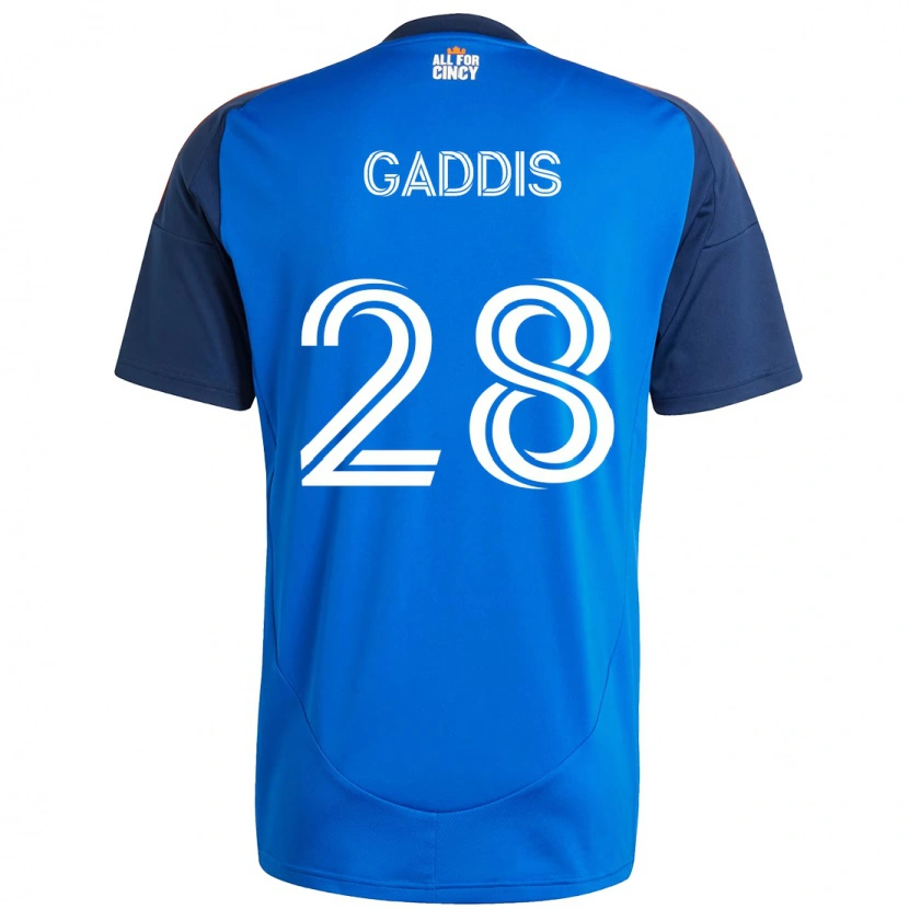 Danxen Kid Raymon Gaddis #28 Dark Blue Orange Home Jersey 2025/26 T-Shirt