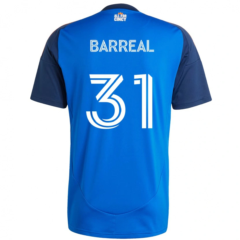 Danxen Kid Álvaro Barreal #31 Dark Blue Orange Home Jersey 2025/26 T-Shirt
