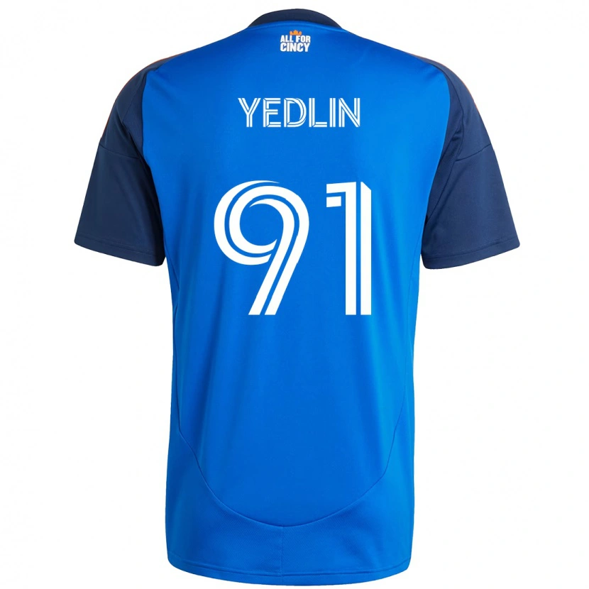 Danxen Kid Deandre Yedlin #91 Dark Blue Orange Home Jersey 2025/26 T-Shirt