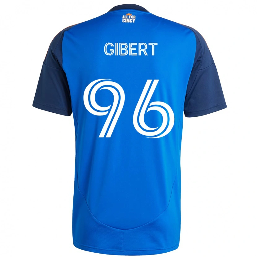 Danxen Kid Gaël Gibert #96 Dark Blue Orange Home Jersey 2025/26 T-Shirt