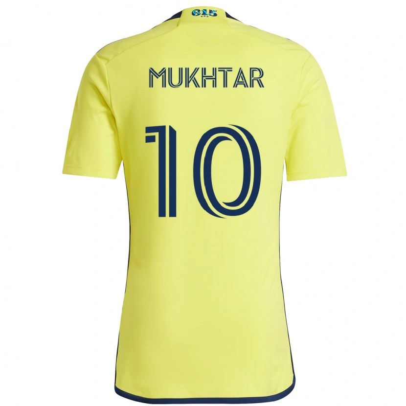 Danxen Kid Hany Mukhtar #10 Yellow Navy Blue Home Jersey 2025/26 T-Shirt