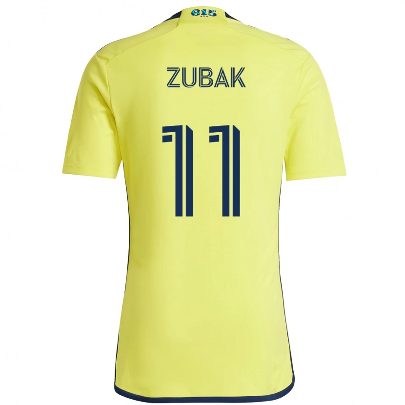 Danxen Kid Ethan Zubak #11 Yellow Navy Blue Home Jersey 2025/26 T-Shirt
