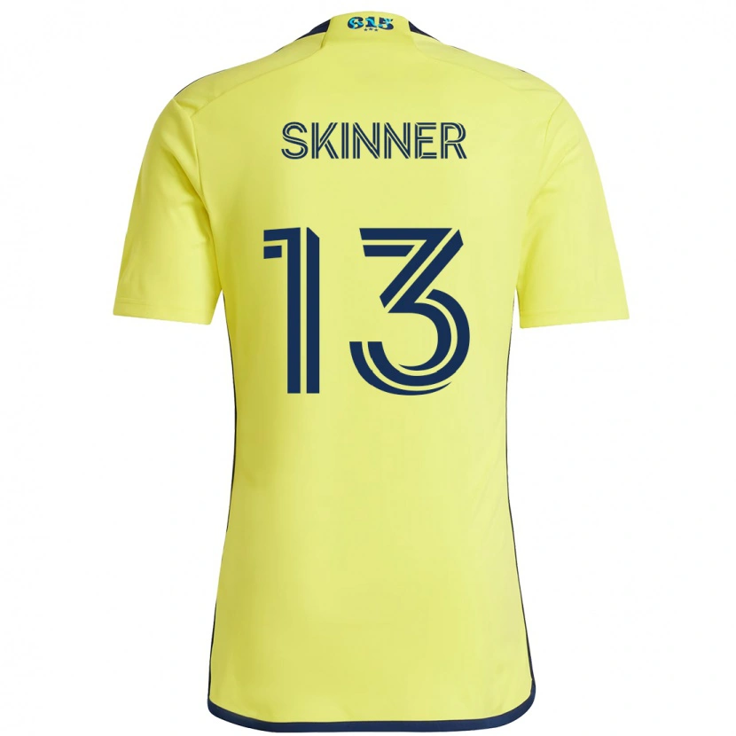 Danxen Kid Joey Skinner #13 Yellow Navy Blue Home Jersey 2025/26 T-Shirt