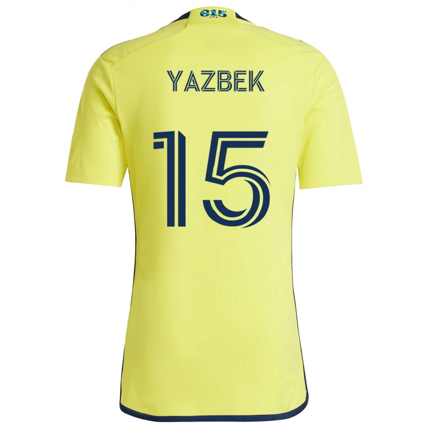Danxen Kid Patrick Yazbek #15 Yellow Navy Blue Home Jersey 2025/26 T-Shirt