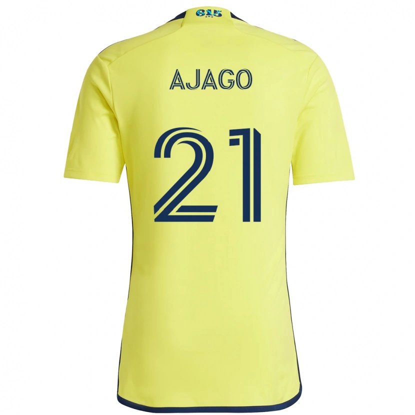 Danxen Kid Forster Ajago #21 Yellow Navy Blue Home Jersey 2025/26 T-Shirt