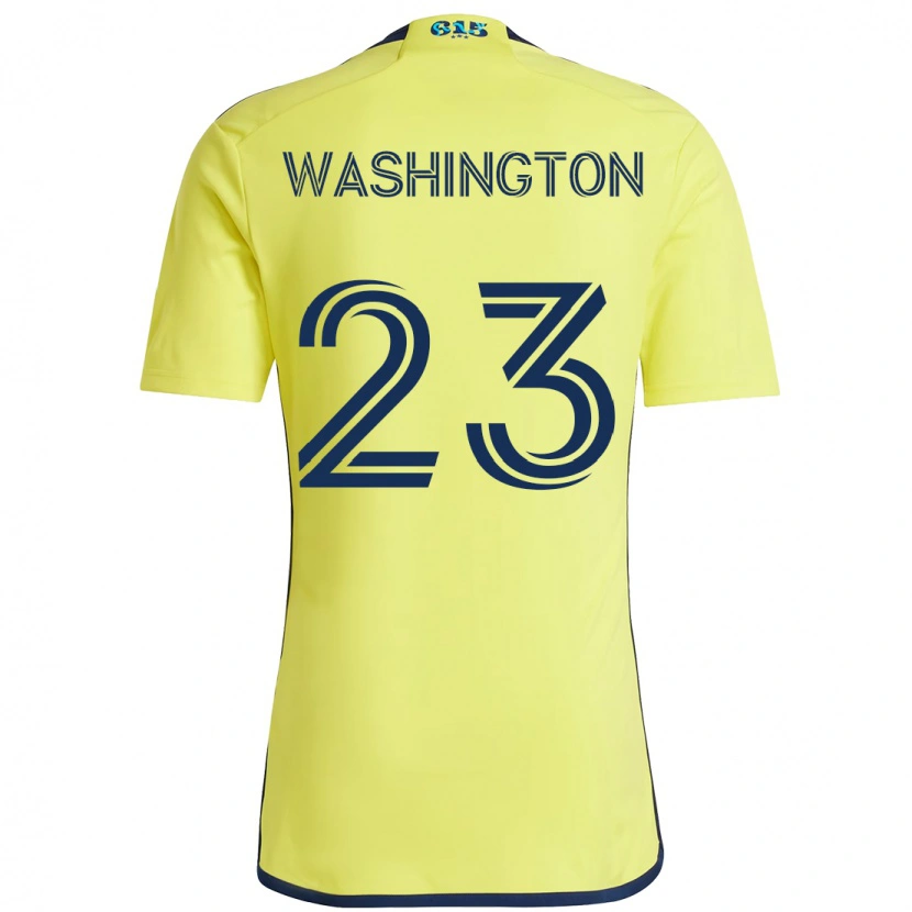 Danxen Kid Taylor Washington #23 Yellow Navy Blue Home Jersey 2025/26 T-Shirt