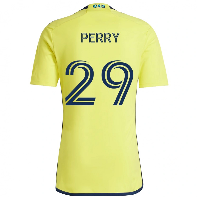 Danxen Kid Nebiyou Perry #29 Yellow Navy Blue Home Jersey 2025/26 T-Shirt