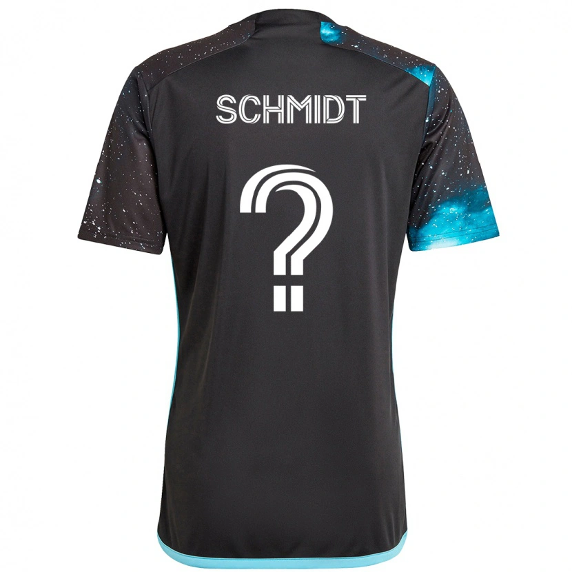 Danxen Kid William Schmidt #0 Black Blue Home Jersey 2025/26 T-Shirt