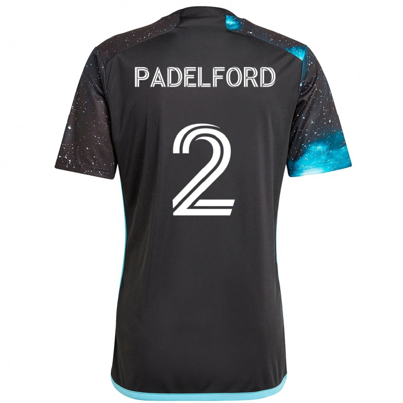 Danxen Kid Devin Padelford #2 Black Blue Home Jersey 2025/26 T-Shirt