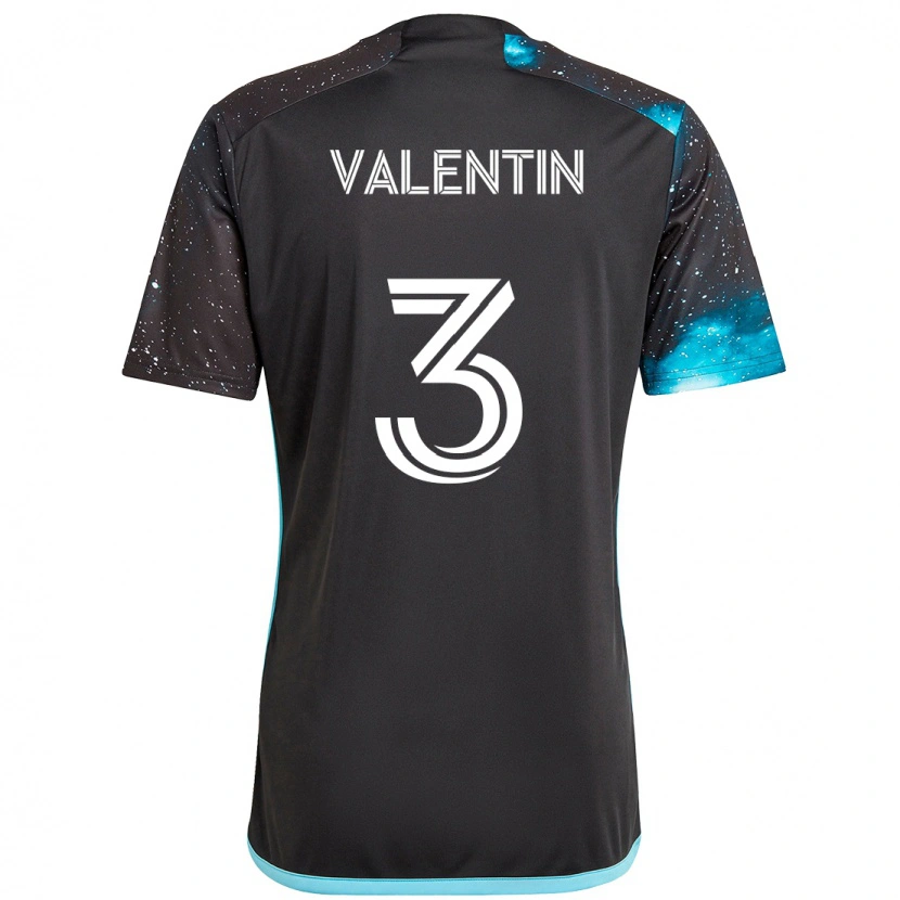Danxen Kid Zarek Valentin #3 Black Blue Home Jersey 2025/26 T-Shirt