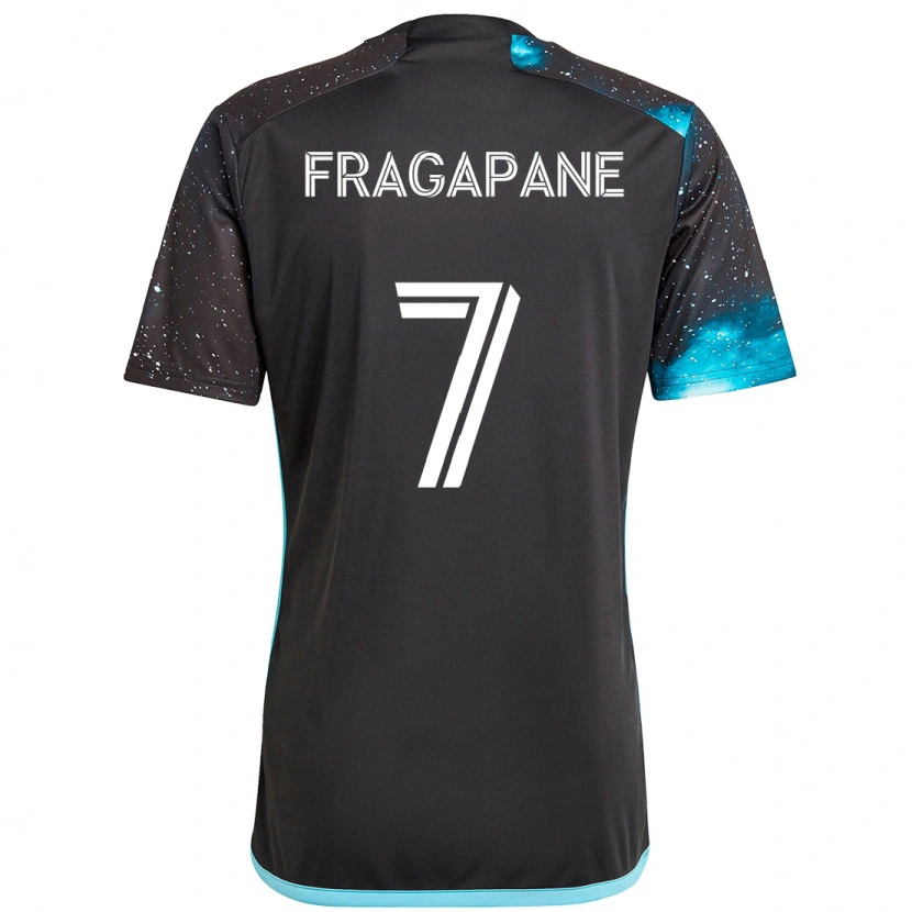 Danxen Kid Franco Fragapane #7 Black Blue Home Jersey 2025/26 T-Shirt