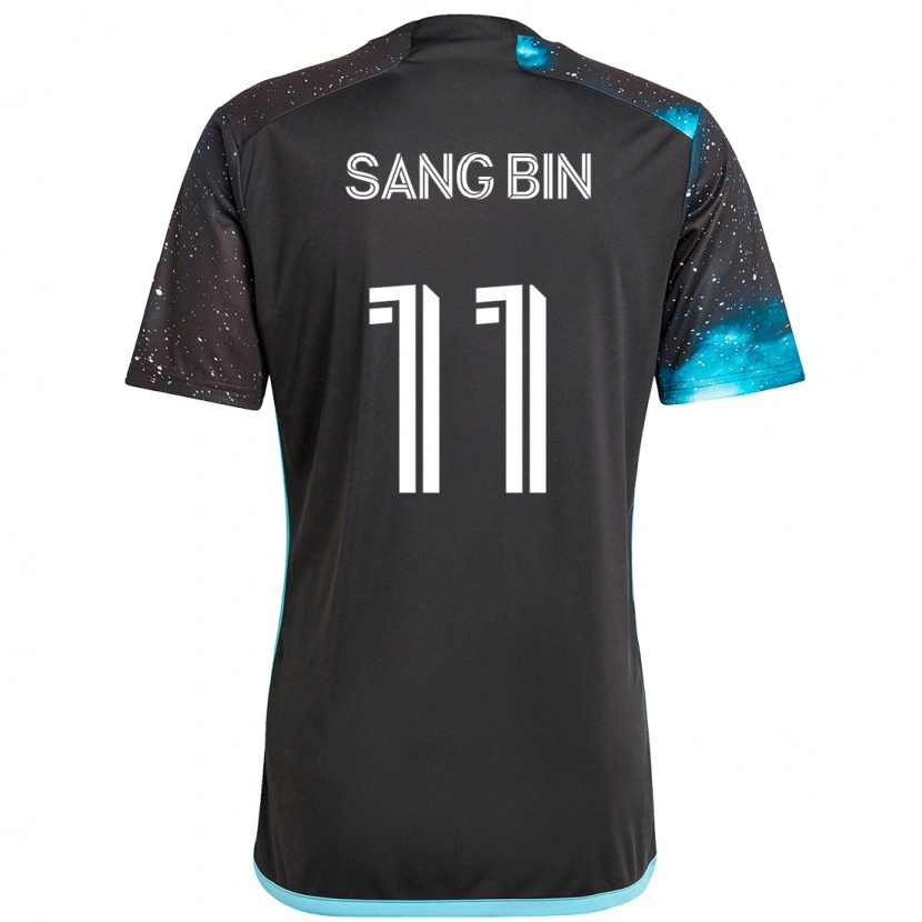 Danxen Kid Sang-Bin Jeong #11 Black Blue Home Jersey 2025/26 T-Shirt
