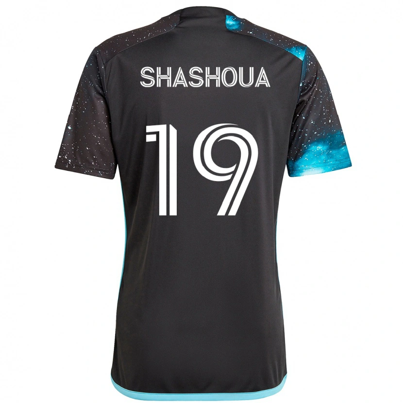 Danxen Kid Sam Shashoua #19 Black Blue Home Jersey 2025/26 T-Shirt