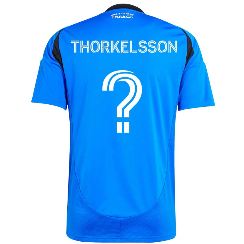 Danxen Kid Róbert Orri Thorkelsson #0 Dark Blue Black Home Jersey 2025/26 T-Shirt