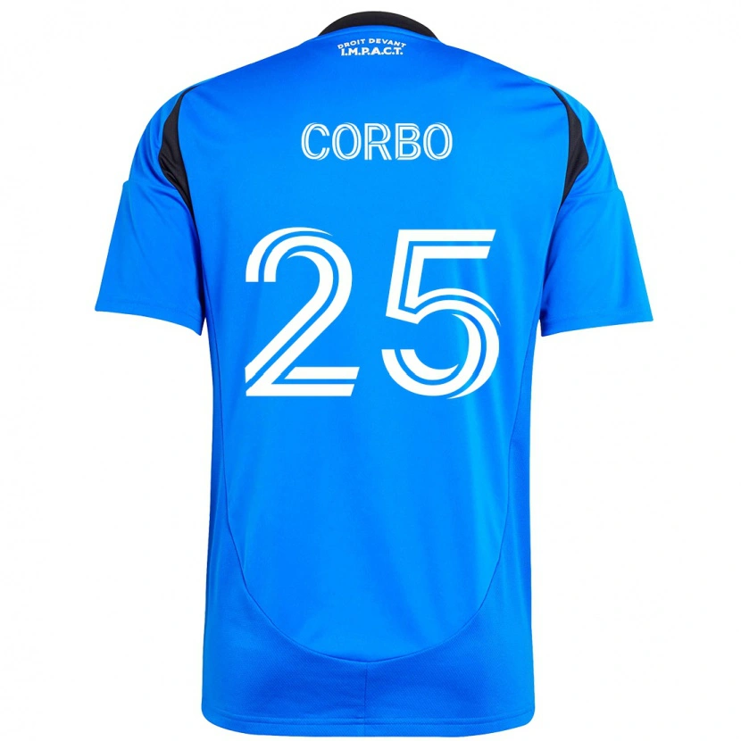 Danxen Kid Gabriele Corbo #25 Dark Blue Black Home Jersey 2025/26 T-Shirt