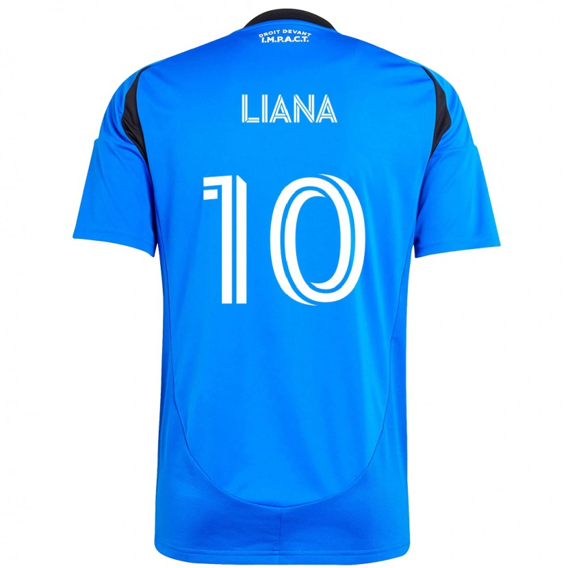 Danxen Kid Tarasco Liana #10 Dark Blue Black Home Jersey 2025/26 T-Shirt