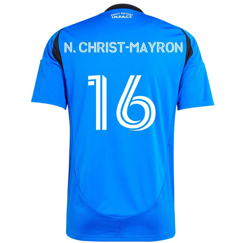 Danxen Kid Brou Aya N'ta Christ-Mayron #16 Dark Blue Black Home Jersey 2025/26 T-Shirt