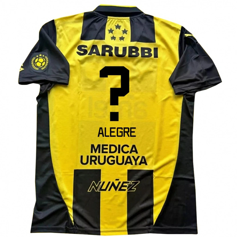 Danxen Kid Ignacio Alegre #0 Yellow Black Home Jersey 2025/26 T-Shirt