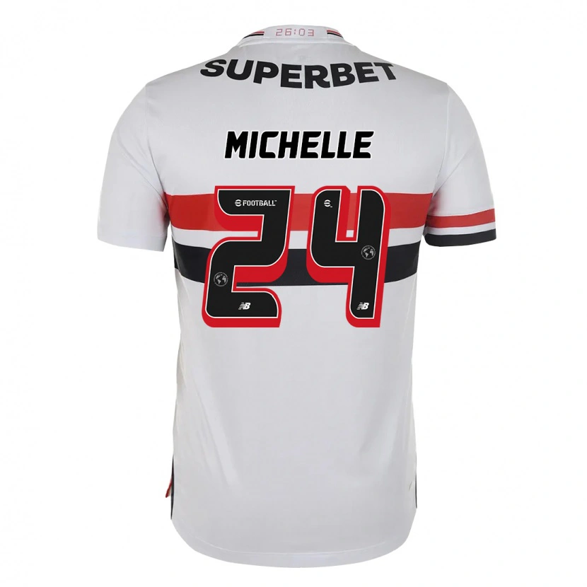 Danxen Kid Michelle #24 Red Black White Home Jersey 2025/26 T-Shirt