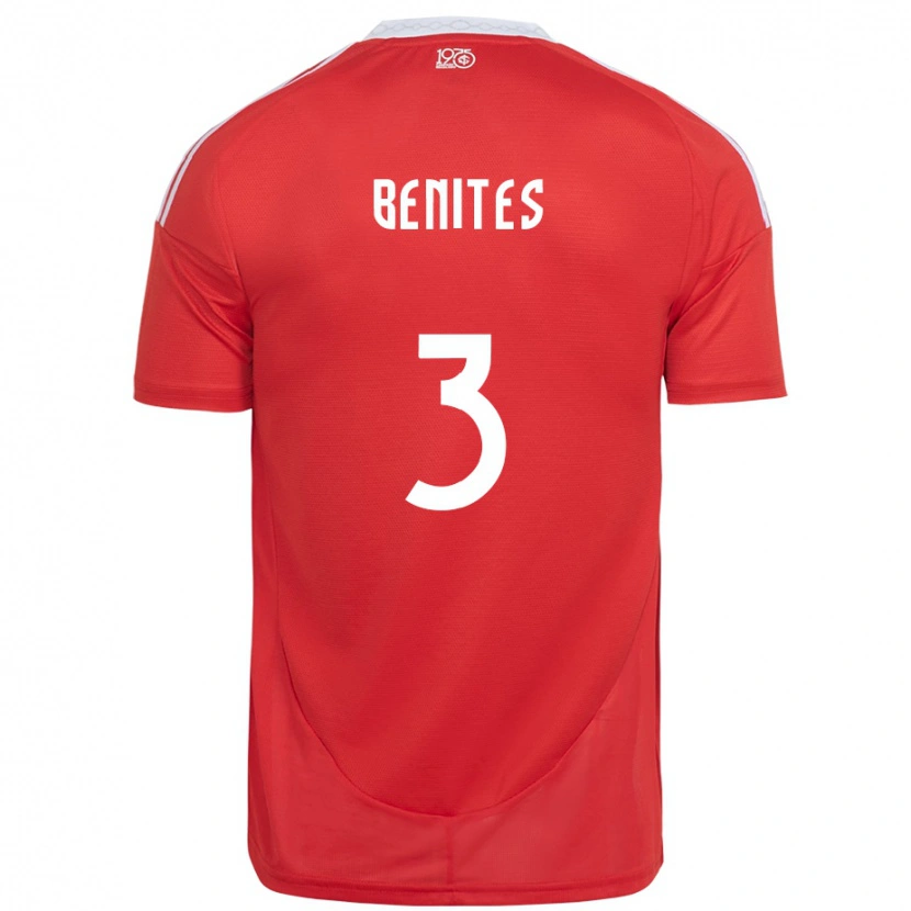 Danxen Kid Bruna Benites #3 Red White Home Jersey 2025/26 T-Shirt