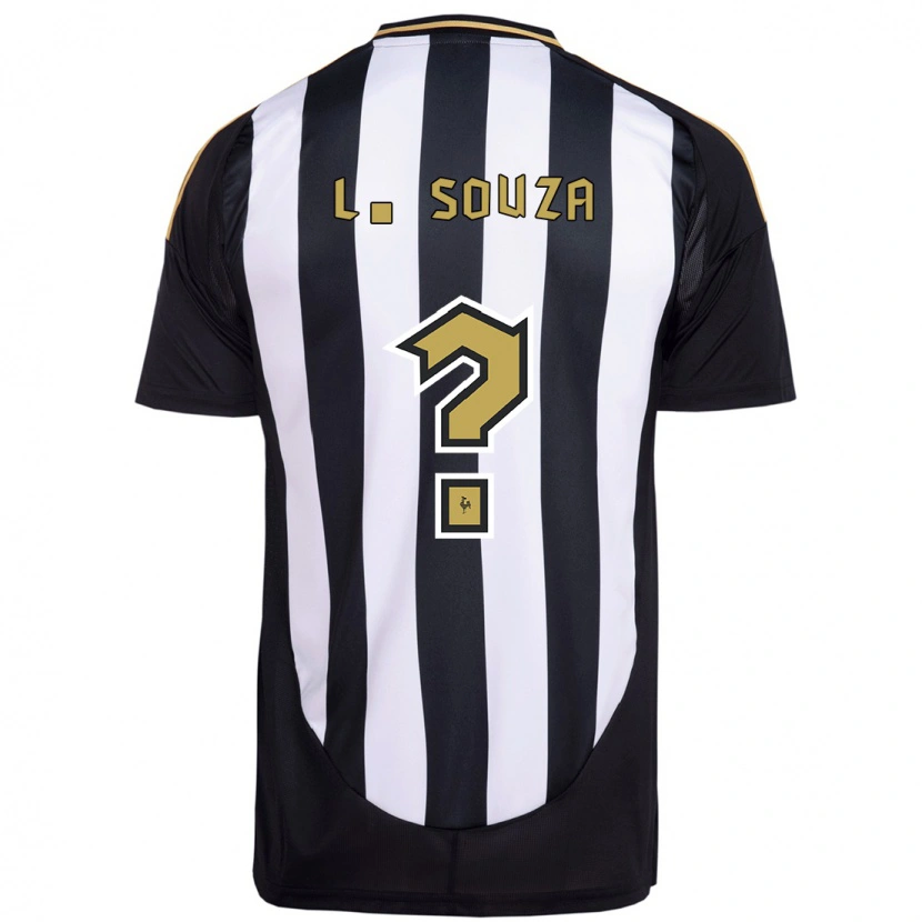 Danxen Kid Lucas Souza #0 White Black Home Jersey 2025/26 T-Shirt