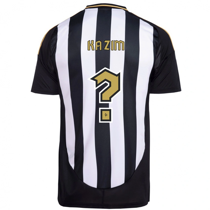 Danxen Kid Kazim #0 White Black Home Jersey 2025/26 T-Shirt
